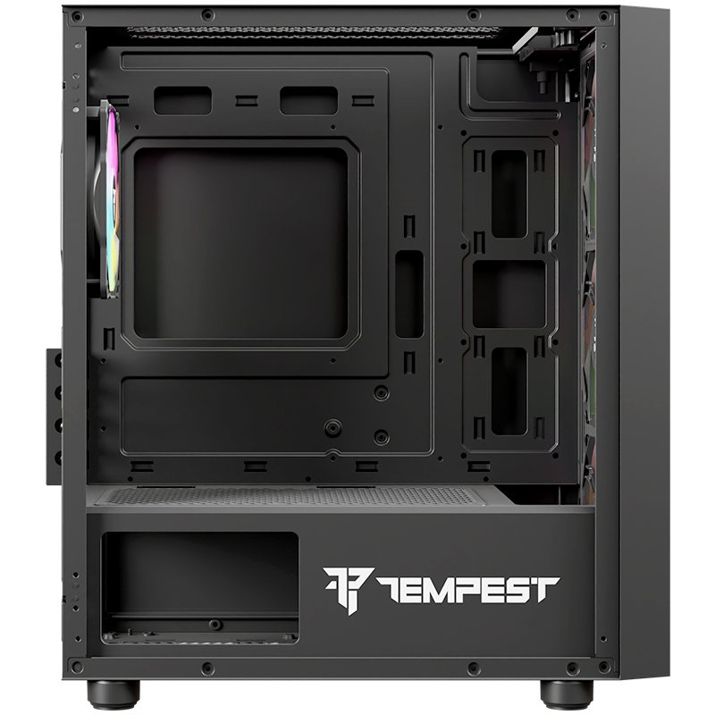 Thumbnail 1 de Tempest Rampart ARGB M-ATX Cristal Templado USB 3.0 Negra 🖥