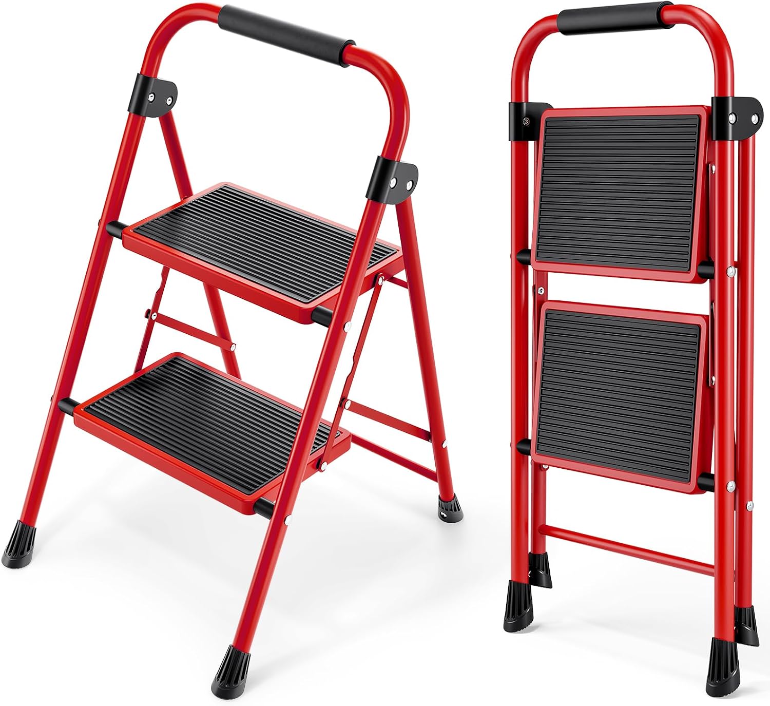Detalle de KINGRACK 2 Step Ladder Red