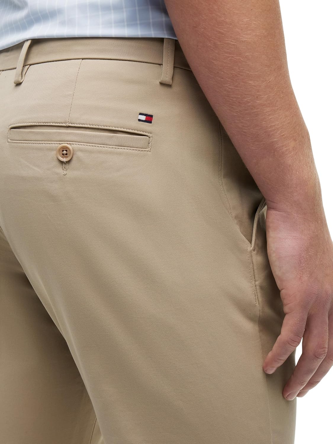Detalle de Tommy Hilfiger Herren Hose Core Bleecker 1985 – Pima Cotton Chino