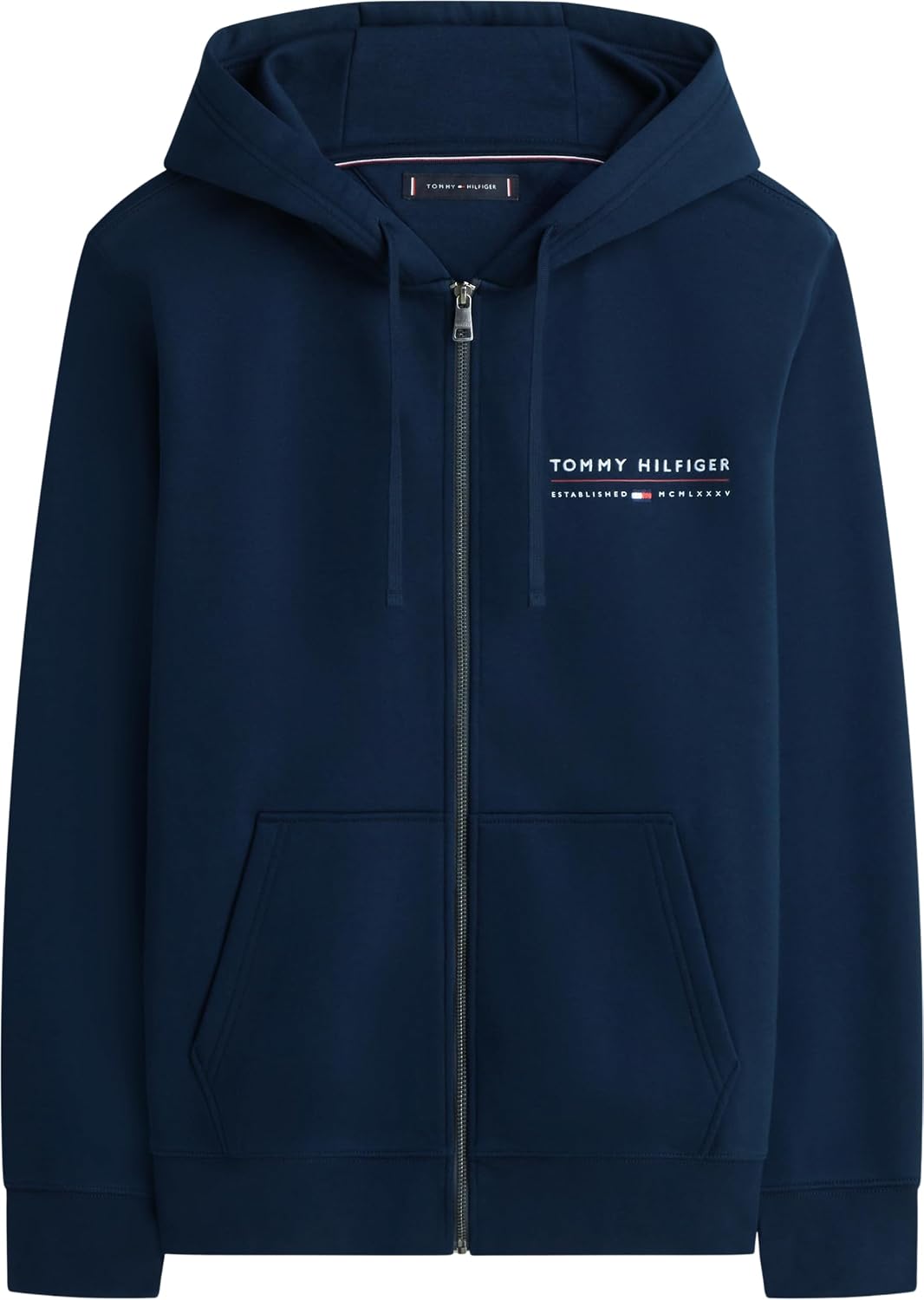 Thumbnail 6 de Tommy Hilfiger Brand Love TR Lockup FZ Hoody Mw0mw42462 — Felpa con cappuccio in cotone, chiusura in metallo