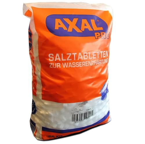 Detalle de Axal Pro 25kg Regeneriersalz Tabletten zur Wasserenthärtung – Lebensmittelqualität, EN 973 A