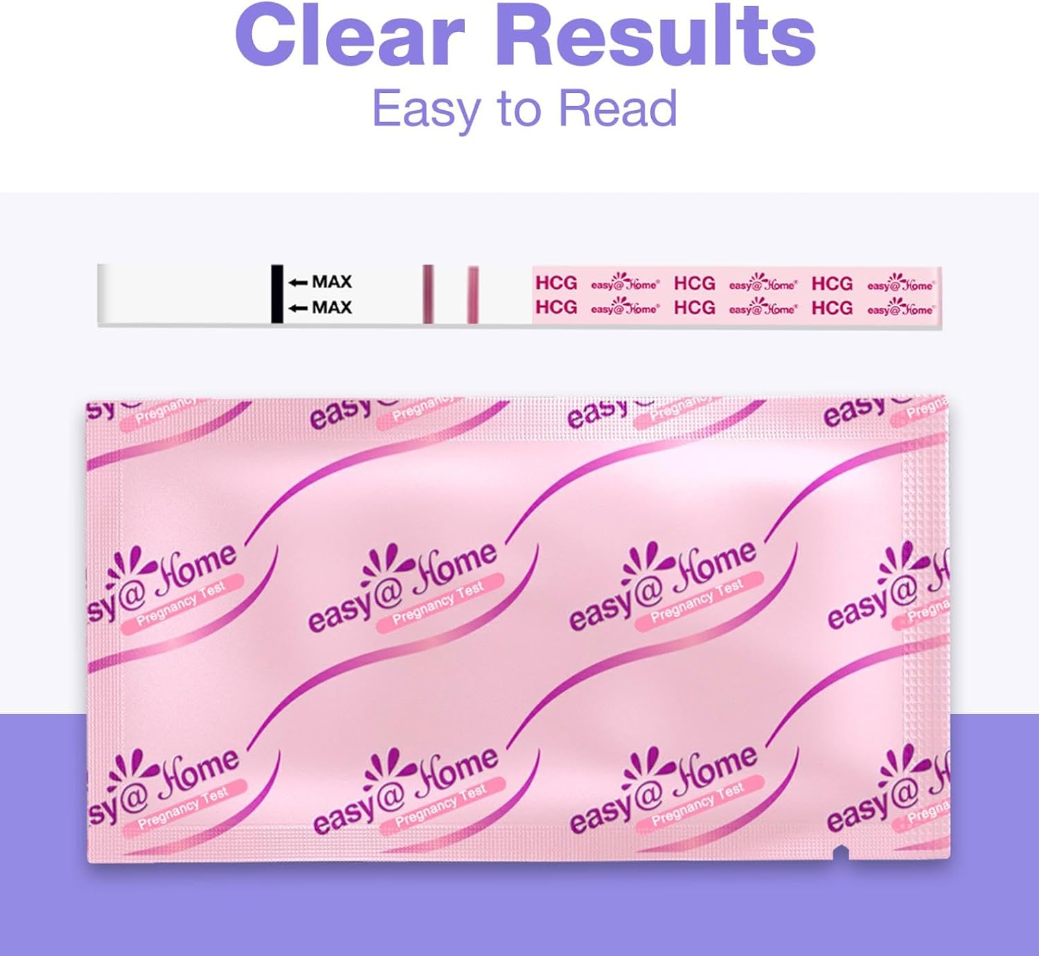 Detalle 2 de Easy@Home Pregnancy Test Strips, 100 Pack