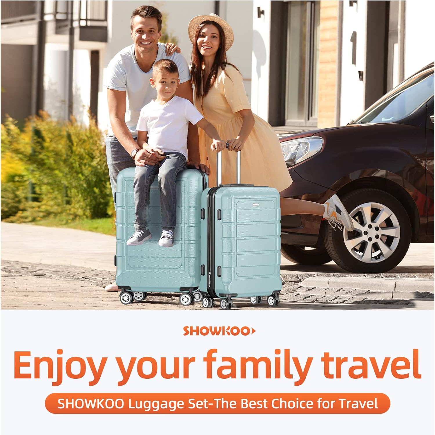 Detalle 2 de SHOWKOO Expandable 100% PC Luggage set