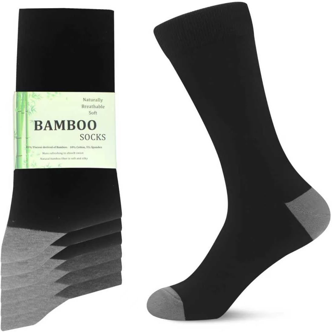 Thumbnail 6 de WeciBor Men's Bamboo Socks 6/12 Pack: Breathable, Seamless Comfort for Everyday Wear