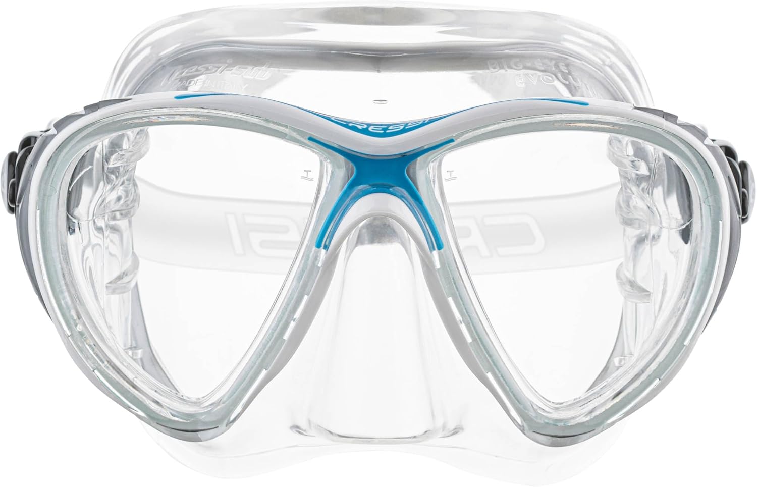 Detalle de CRESSI Big Eyes Evolution Masque et tuba Alpha Ultra Dry – Ensemble adulte pour plongée avec tuba (taille unique, unisexe)