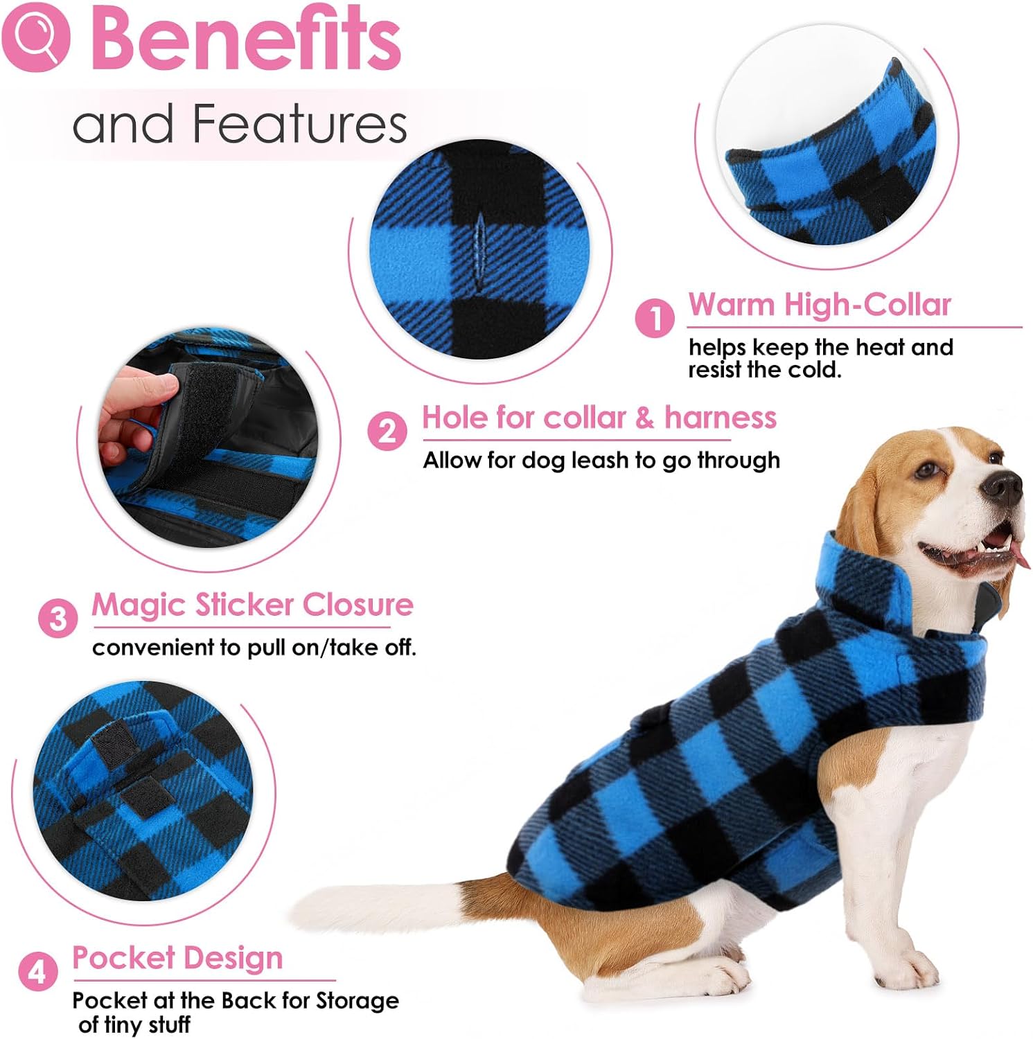 Detalle de AOFITEE Dog Coat XXL