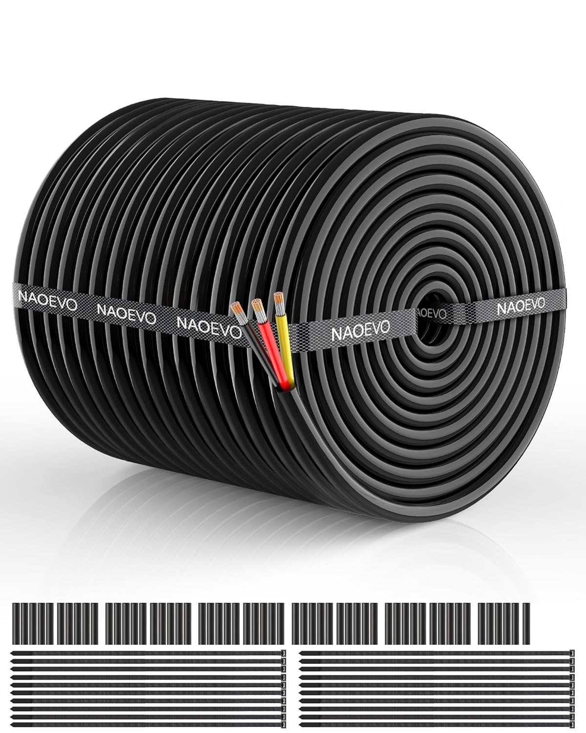 Thumbnail 6 de NAOEVO 16 AWG 2 Conductor Wire 50 ft