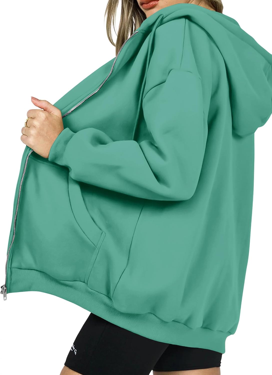 Detalle 2 de PRETTYGARDEN Women's Zip-Up Hoodie