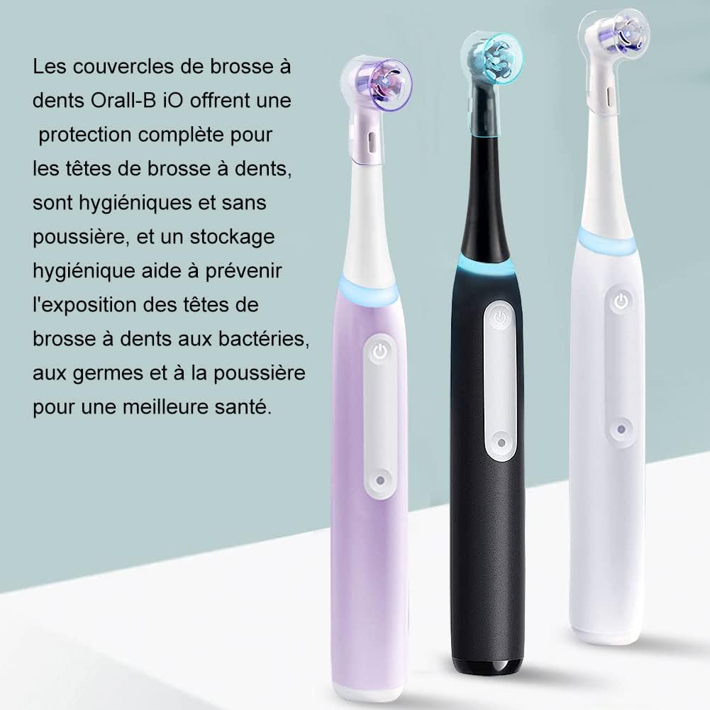 Thumbnail 6 de Kisstta Capuchon de Protection pour Têtes de Brosse Oral-B iO – Lot de 6, Multicolore