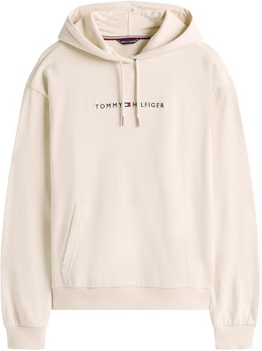 Thumbnail 5 de Tommy Hilfiger sudadera de hombre con capucha, marfil (Newsprint), talla XS