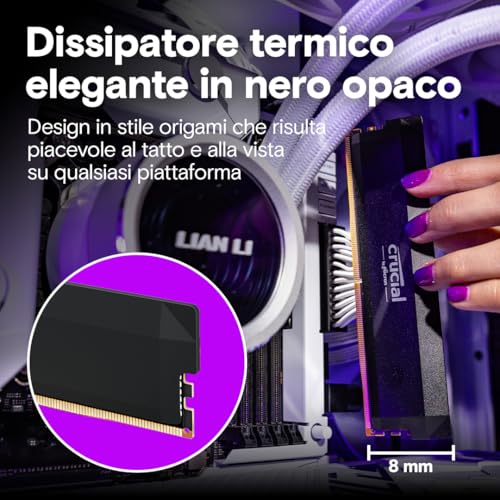 Thumbnail 4 de Crucial Pro RAM DDR5 32GB Kit (2x16GB) 6000MHz CL36 – Overclocking gaming, Intel XMP 3.0 / AMD EXPO