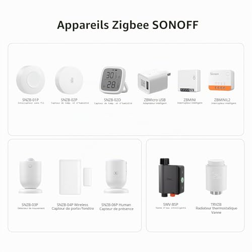 Thumbnail 7 de SONOFF ZigBee Hub, ZigBee 3.0 Smart Gateway Bridge Pro – Passerelle double protocole WiFi & ZigBee