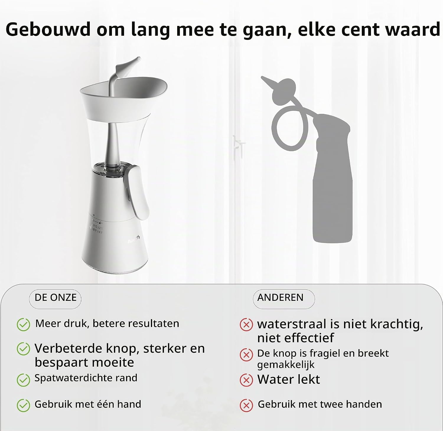 Detalle de Auectfy CSJ-006 handmatige oorreinigingsset met siliconen tip en handpomp