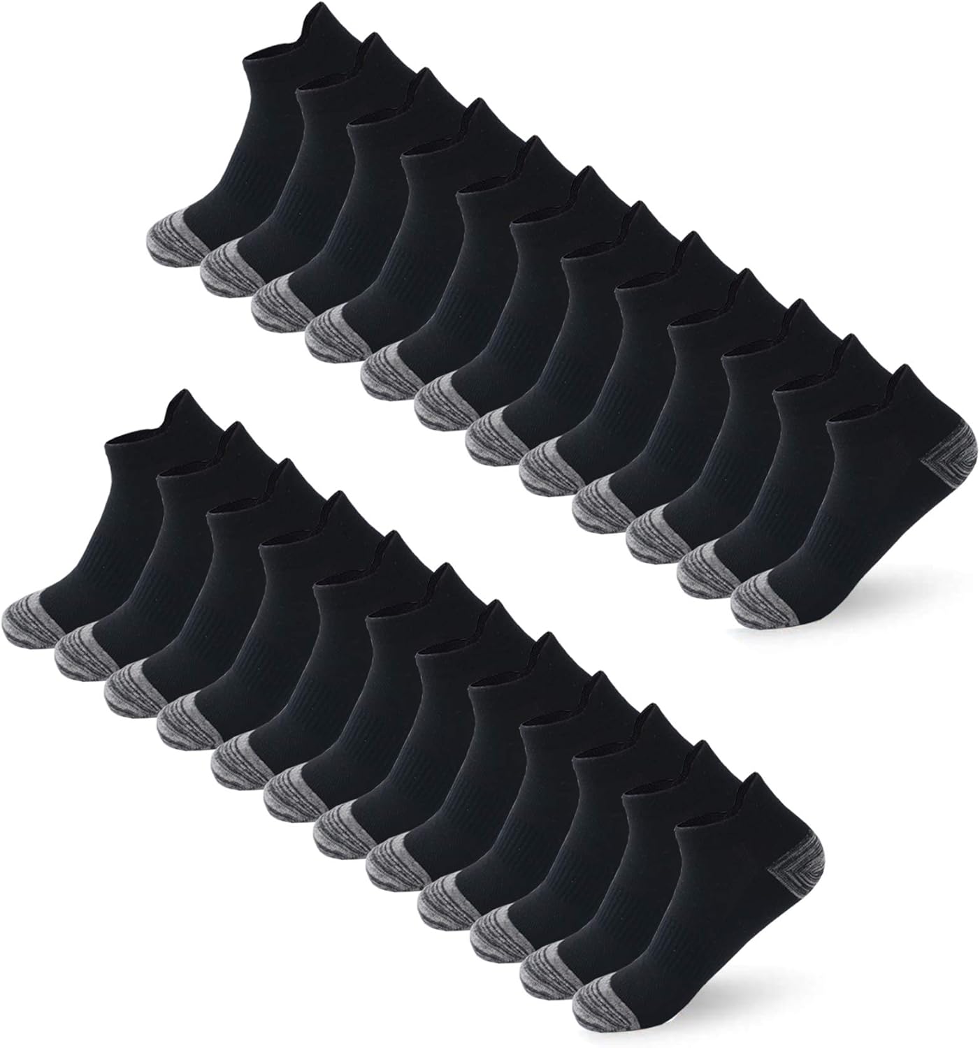 Thumbnail 6 de Trainer Socks for Men and Women: Cotton Sports Socks with Non-slip Ankle Support