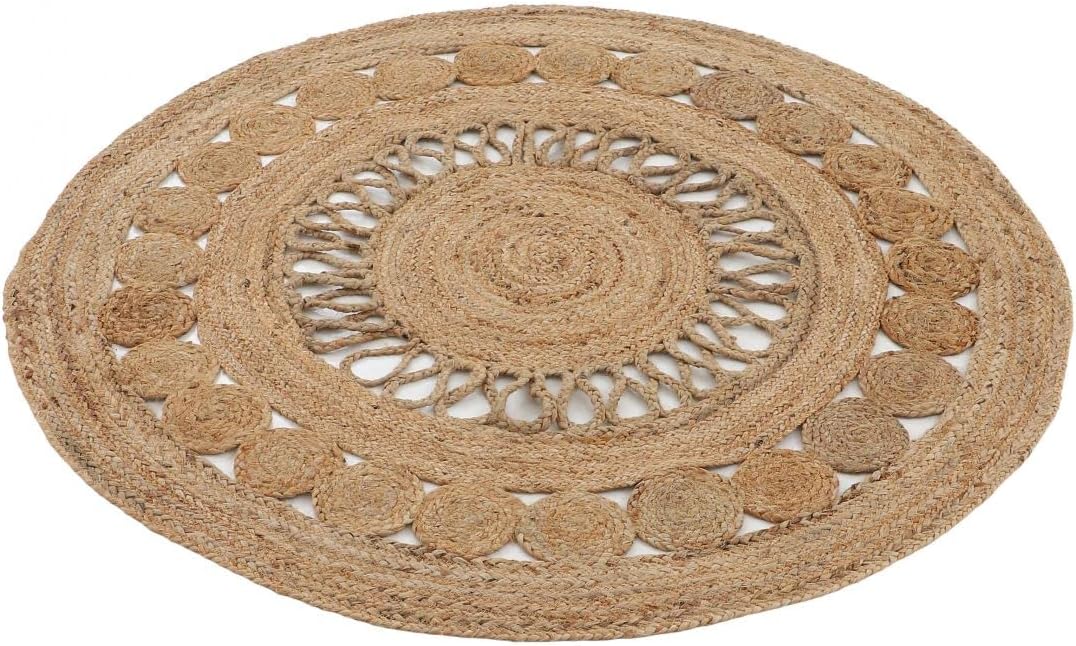 Thumbnail 2 de CarpetFine Alfombra Redonda de Yute Ella 200 cm ☀️