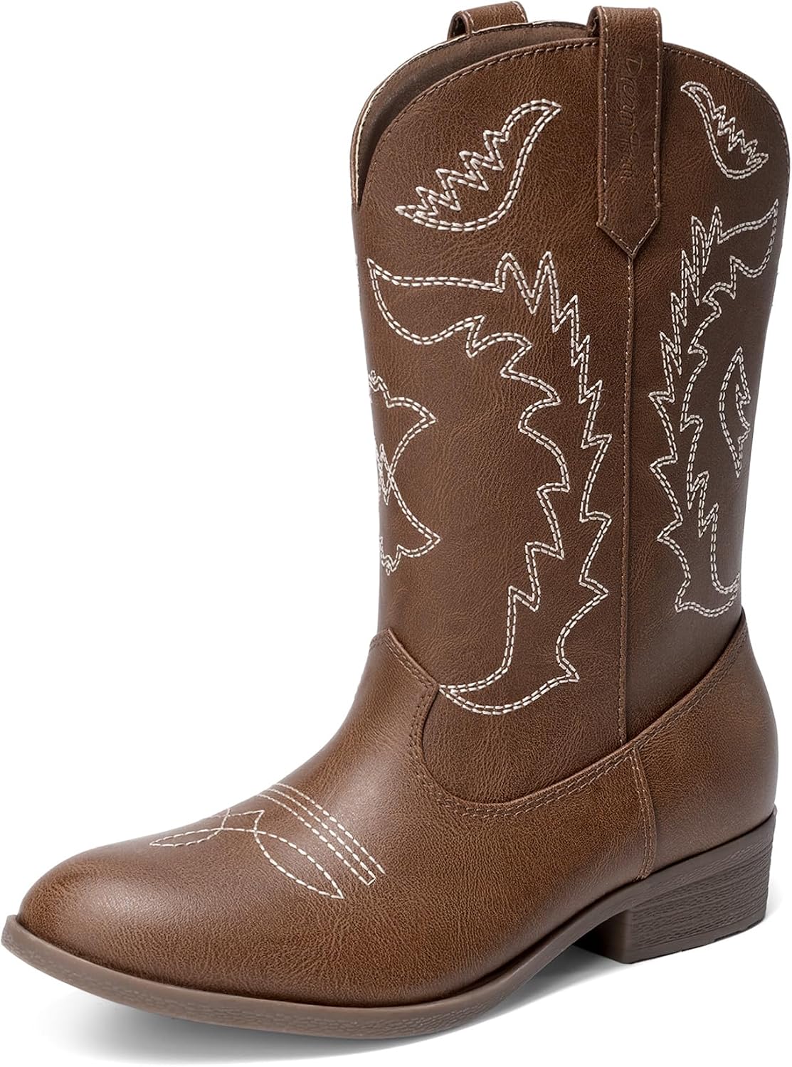 Detalle de DREAM PAIRS Girls' Cowboy Boots, Mid-Calf