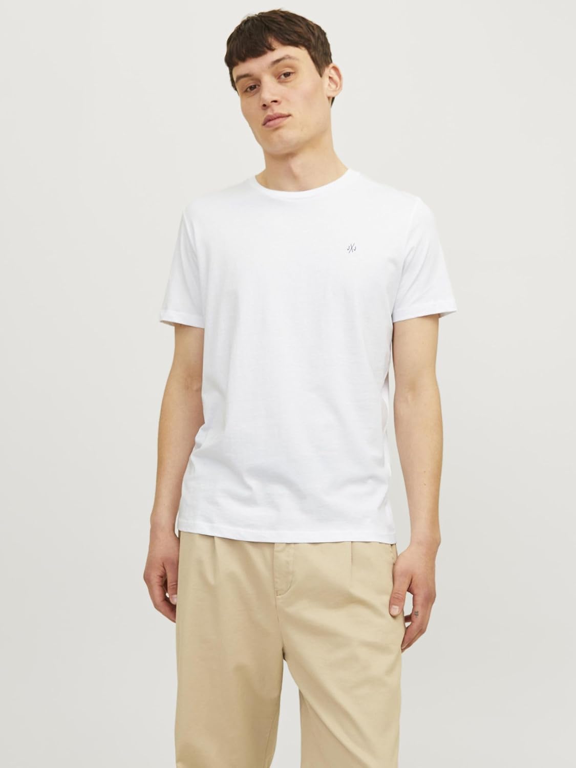 Detalle 2 de JACK & JONES Logo T-Shirt aus 100% Baumwolle