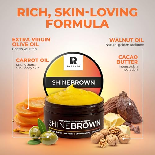 Thumbnail 3 de BYROKKO Shine Brown Tanning Accelerator 210ml – Deep Natural Glow for Sunbed and Outdoor Tan