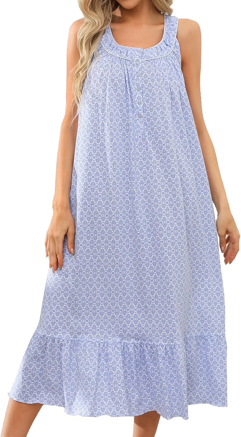 Thumbnail 6 de IZZY + TOBY Women's Nightgown Cotton