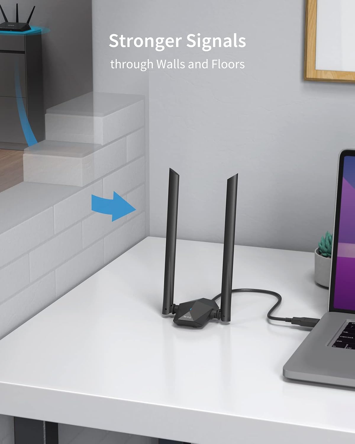 Thumbnail 3 de ioGiant WiFi 6 AX1800 USB WLAN Stick