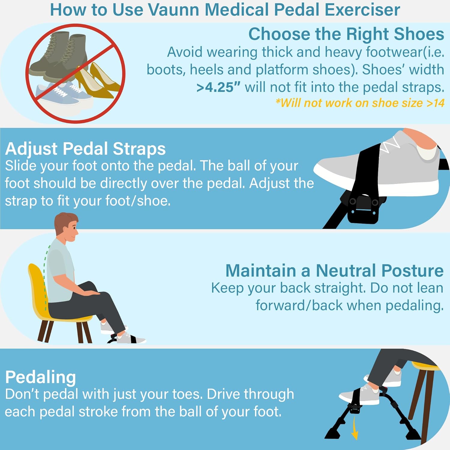 Thumbnail 5 de Vaunn Pedal Exerciser with Display ⚙