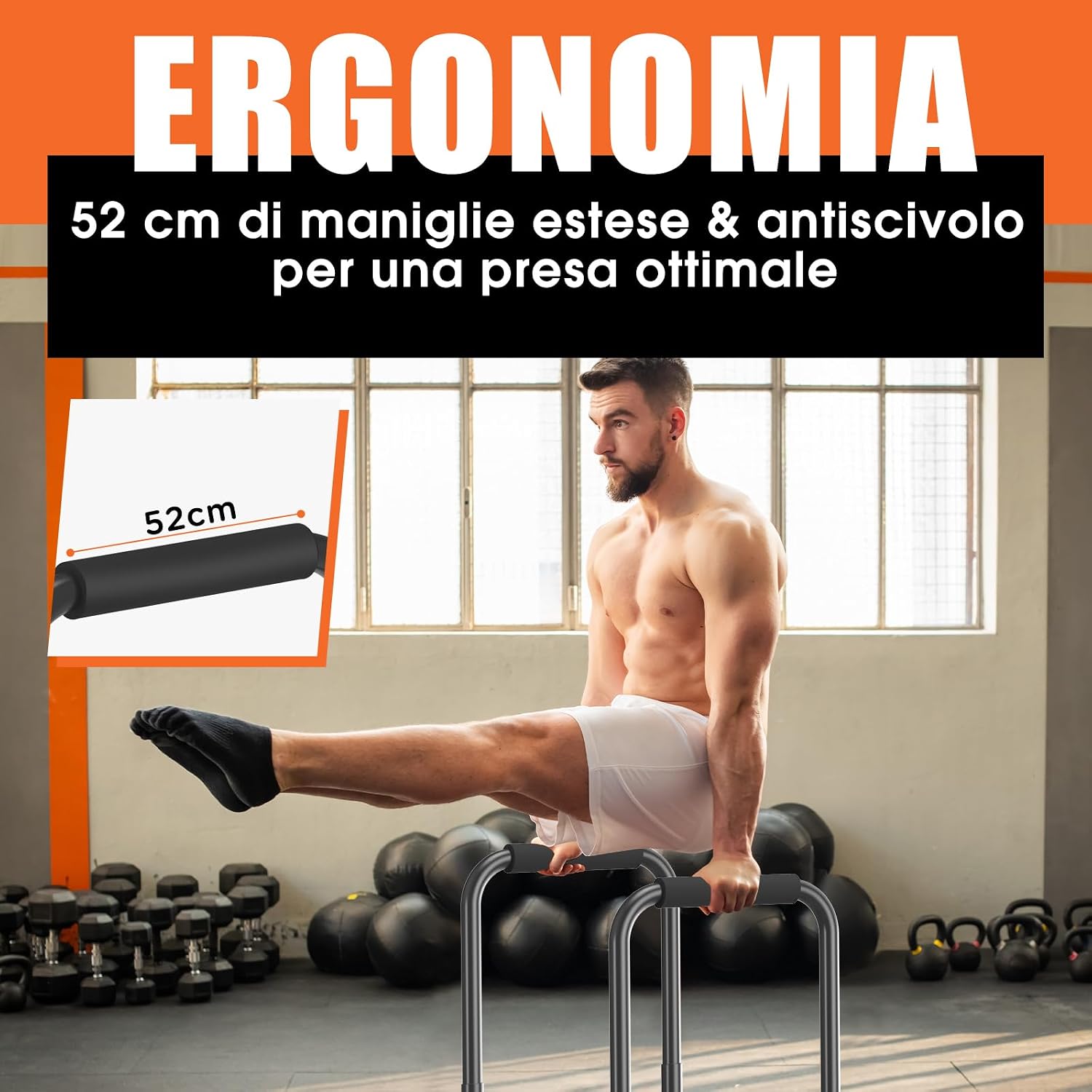 Thumbnail 4 de DH FitLife Dip Parallele Bars 80-90 cm