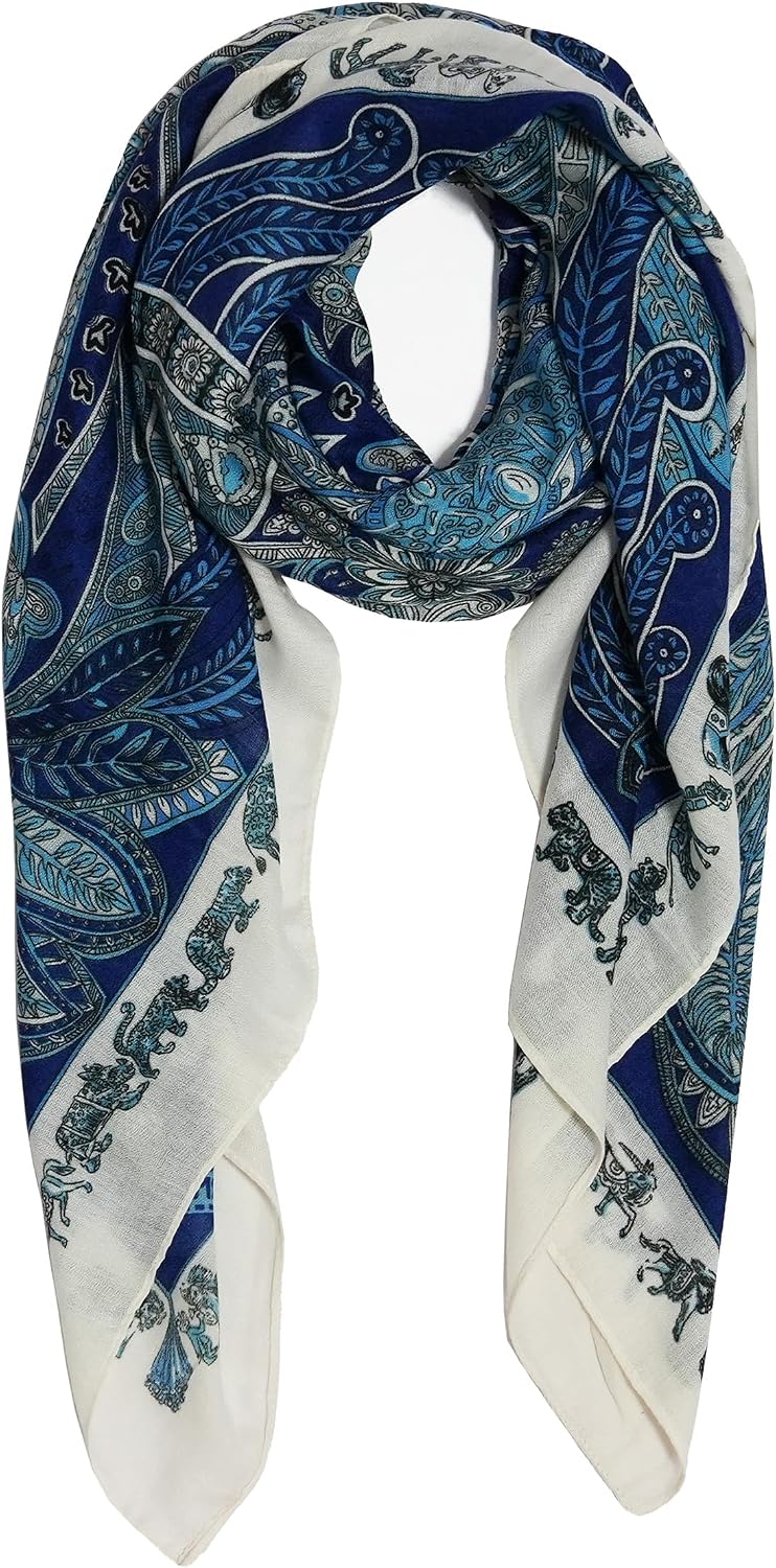 Detalle de JERLA Women's Scarf 51.18 x 51.18 Inches