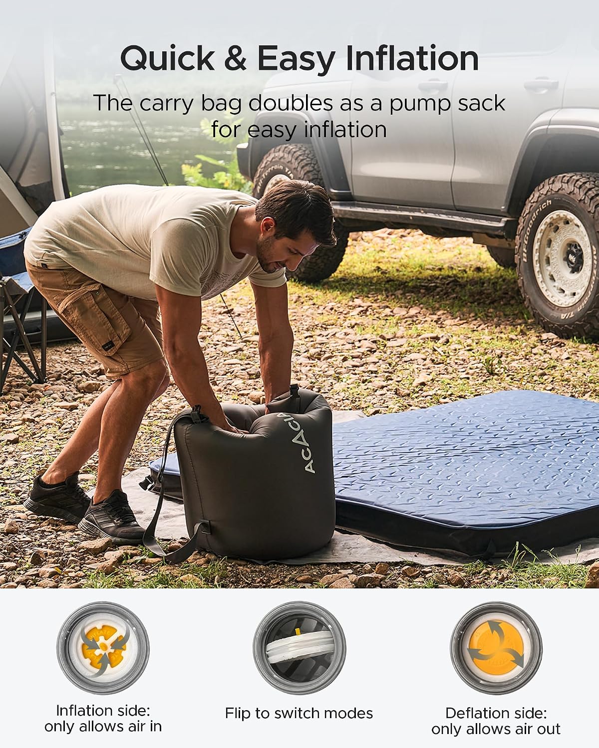 Thumbnail 6 de Acacia Self-Inflating Sleeping Pad with Foam