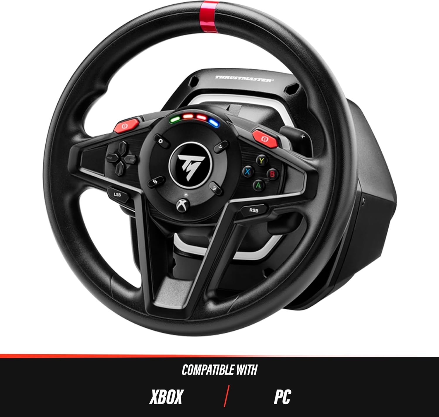 Detalle de Thrustmaster T128: volante Force Feedback con pedali magnetici per Xbox Series X|S, Xbox One e PC