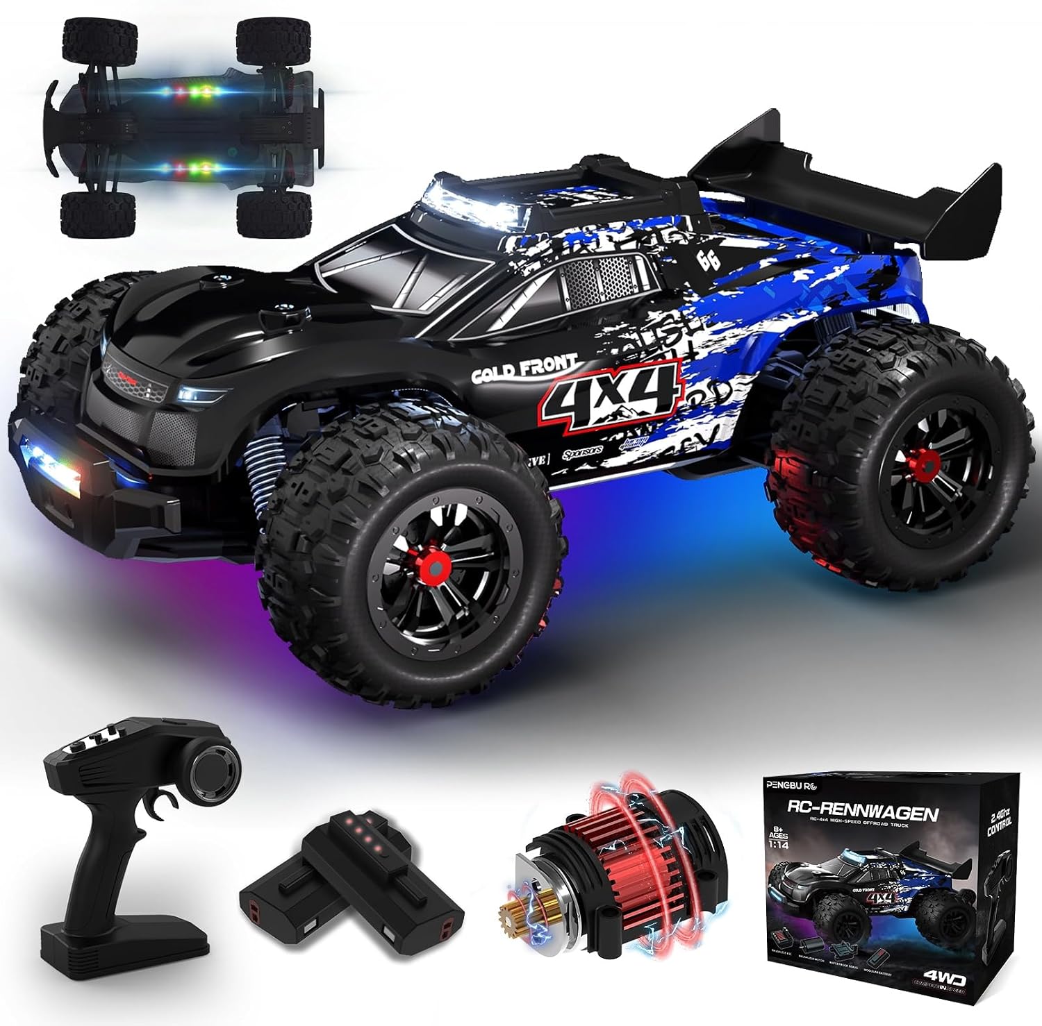 Detalle de Ferngesteuertes Auto 40 KM/H 1/14 RC Truck