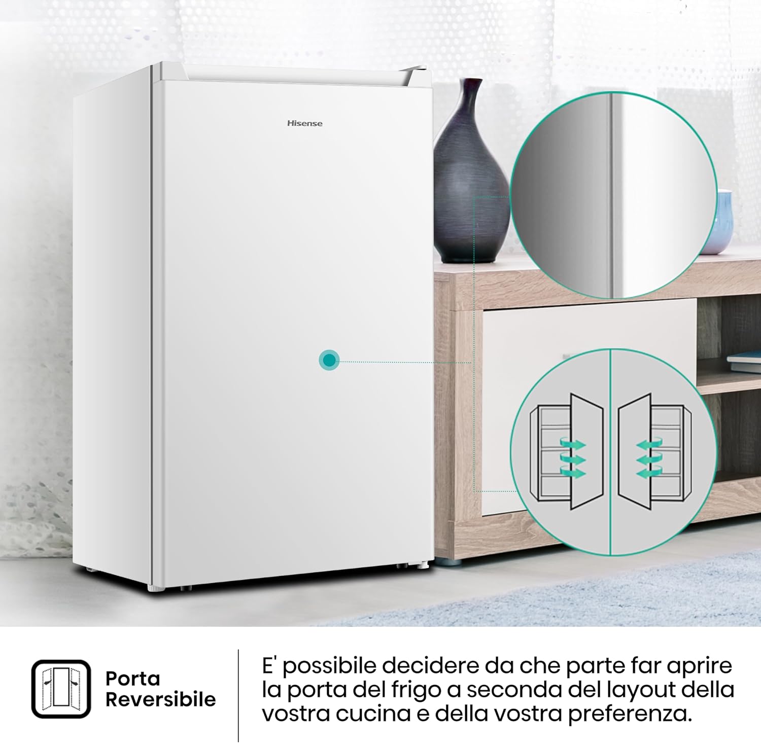 Thumbnail 4 de Hisense FV78D4AWE Congelatore Verticale Monoporta 61 L: compatto, efficiente ed esteticamente versatile