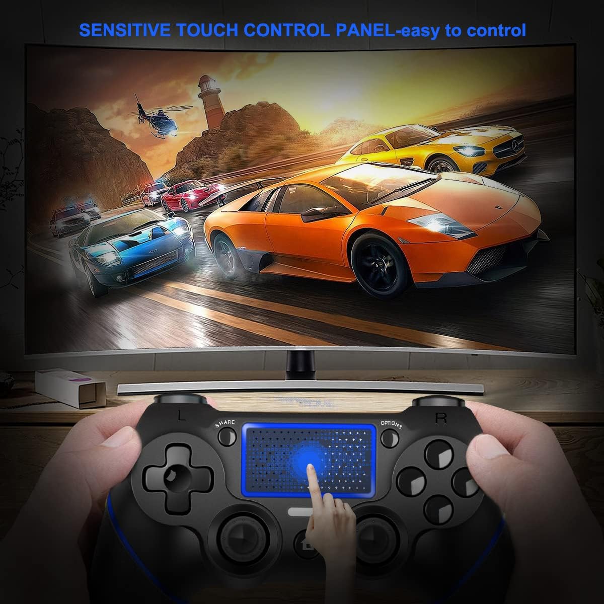 Thumbnail 6 de LATEC PS4 Controller Wireless mit Gyro, 600 mAh