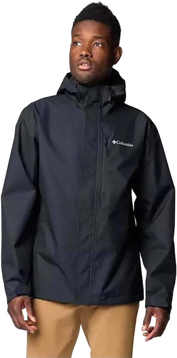 Detalle de Columbia Men’s Hikebound™ II Waterproof Rain Jacket (Black, Size S)