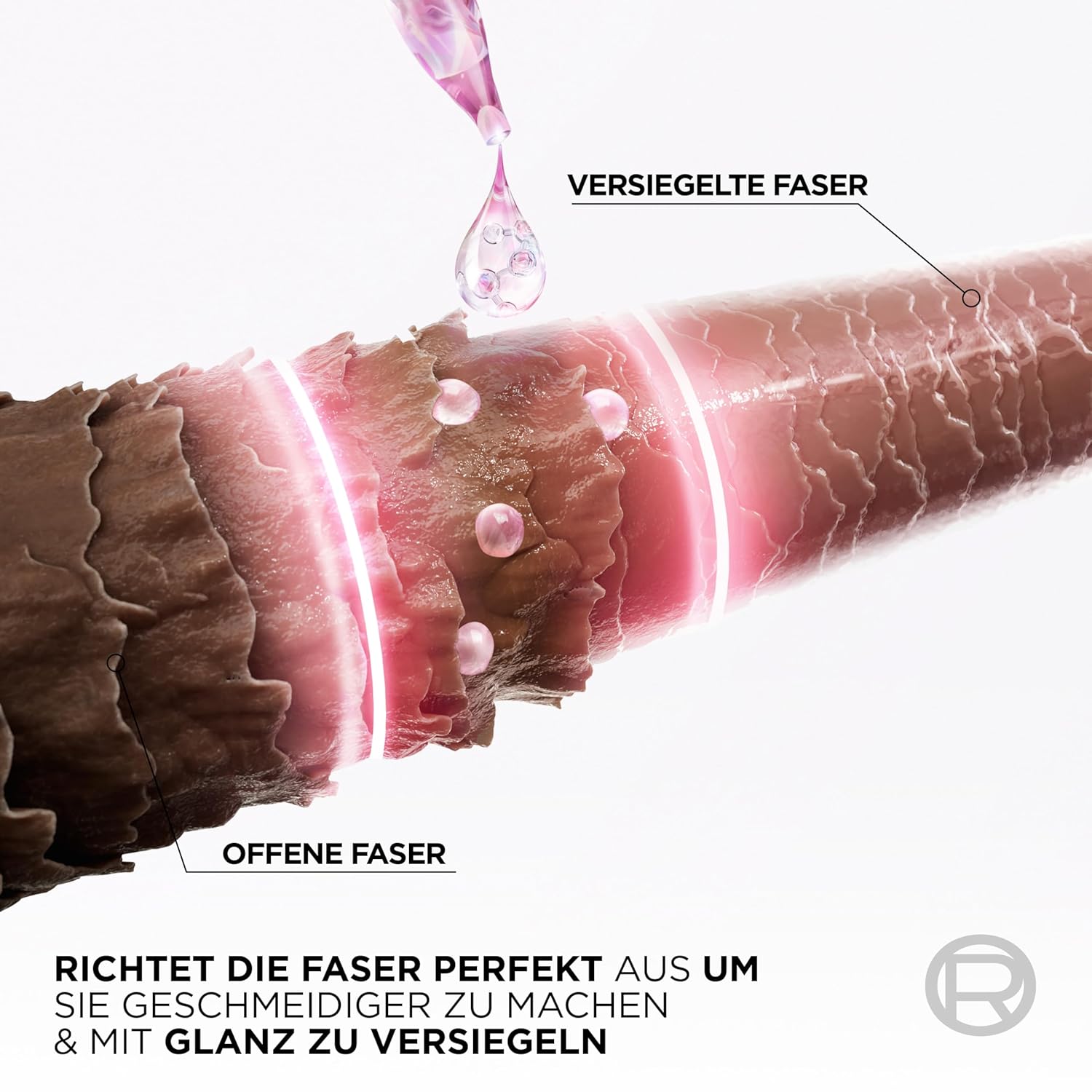 Thumbnail 5 de L’Oréal Paris Elvital Glycolic Gloss Bundle 3-teilig – Glänzendes Haar dank Glycolsäure-Glossing