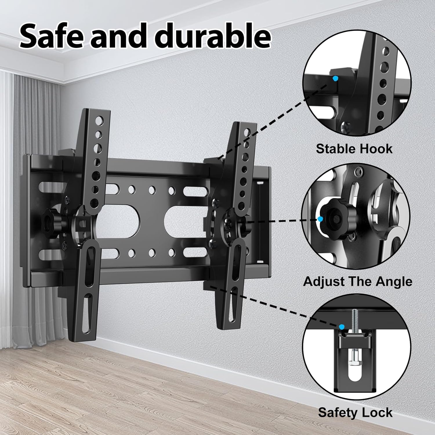 Thumbnail 4 de JXMTSPW TV Wall Bracket tilt for 14–42" TVs