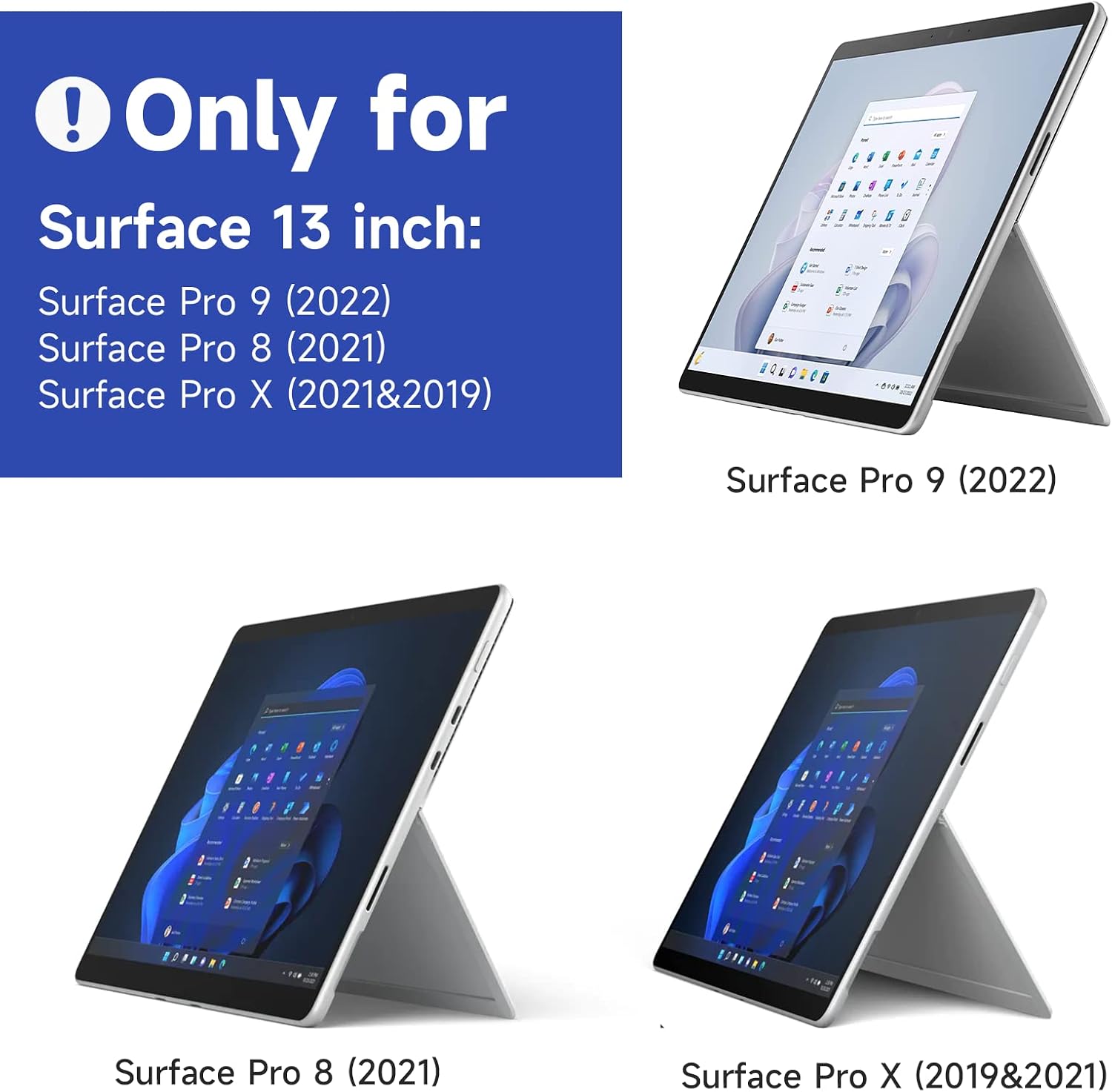 Detalle 2 de IPROKKO Magnetic Privacy Screen for Microsoft Surface Pro 9/8/X (13 Inch) – Privacy Filter with Magnetic Attachment
