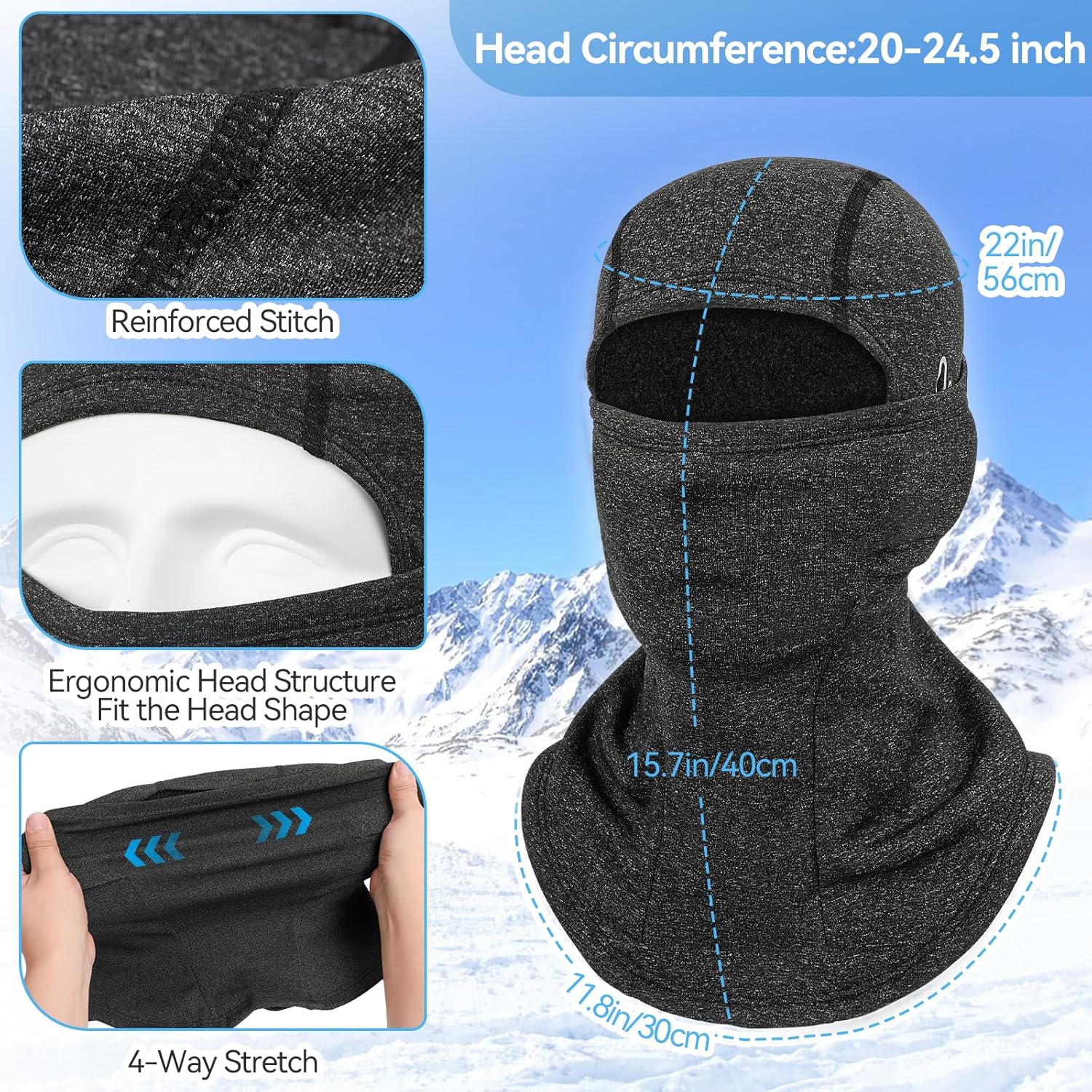 Thumbnail 3 de GLENSLAVE Cold Weather Balaclava