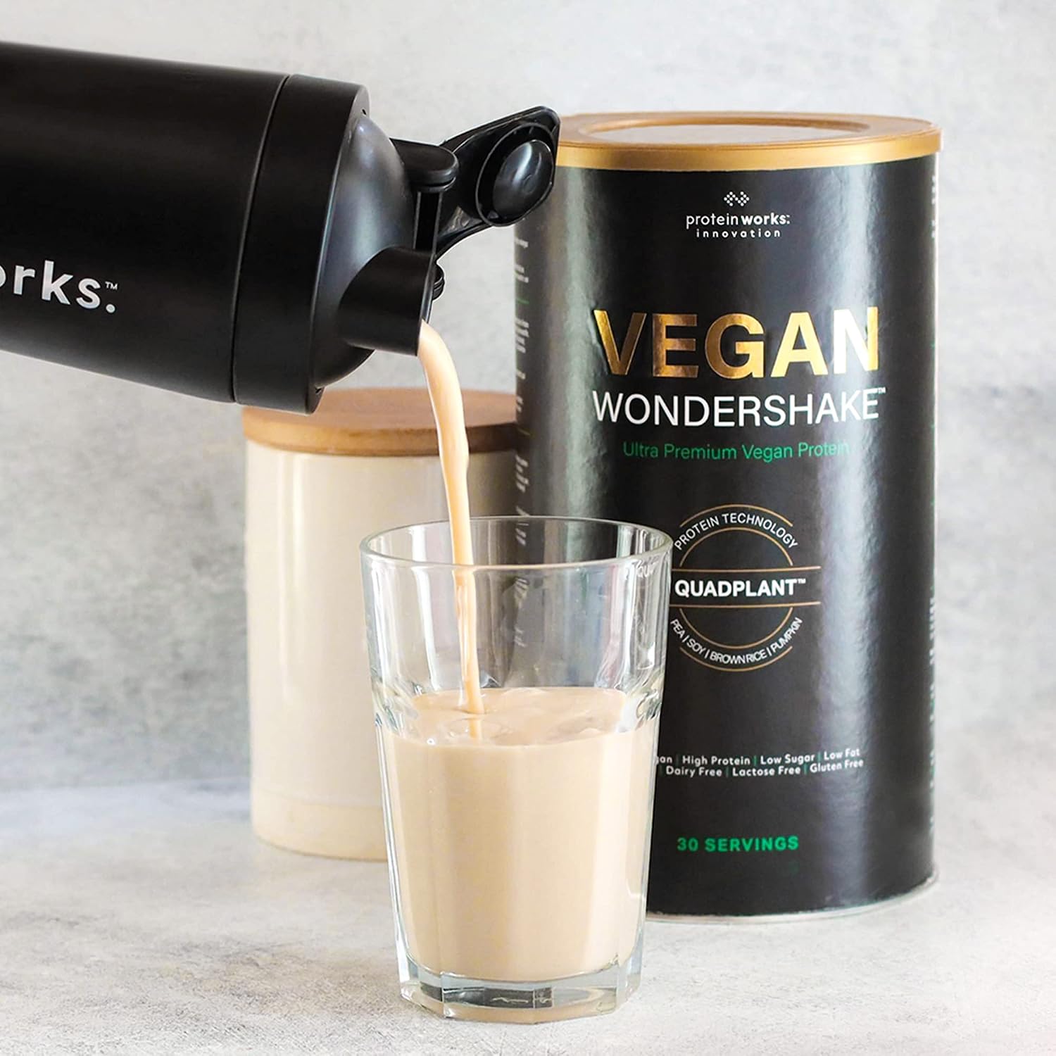 Thumbnail 4 de THE PROTEIN WORKS Vegan Wondershake - Batido Vegano Plátano 🍌