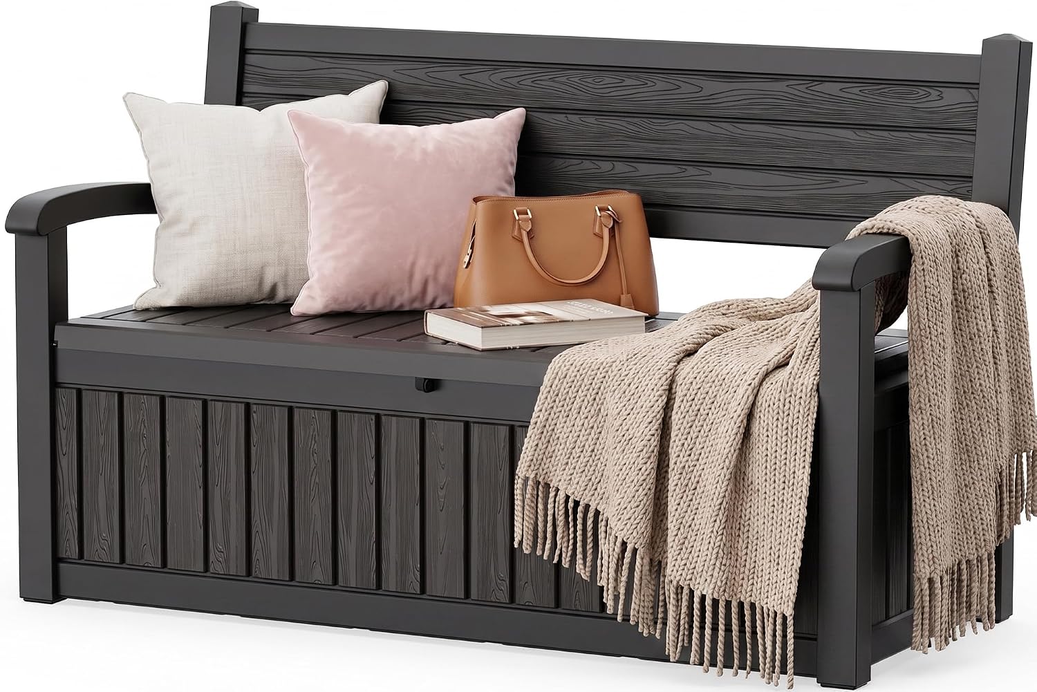 Detalle de EFU Outdoor Storage Bench 120 Gallon