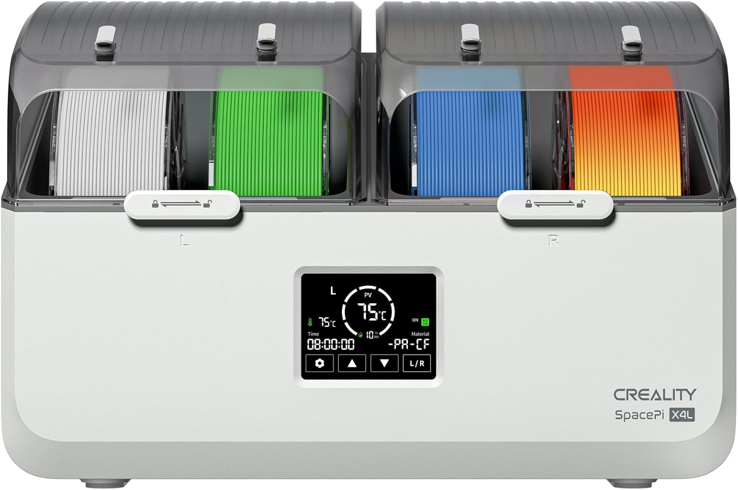 Detalle de Creality Space Pi X4L DB-06 4-Spool Filament Dryer with Dual Heating Chambers