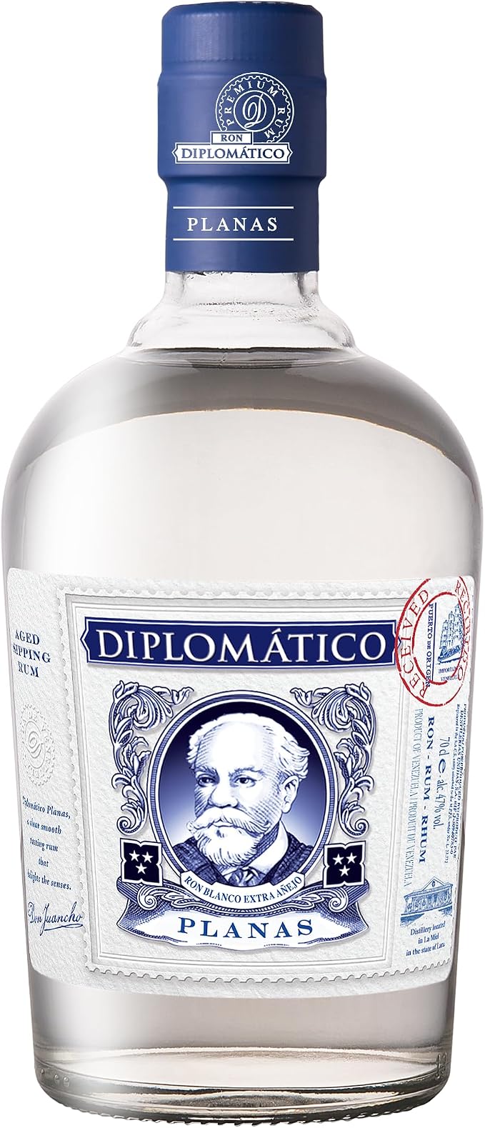 Detalle de Ron Diplomático Planas 70cl, 47% Volumen 🍹