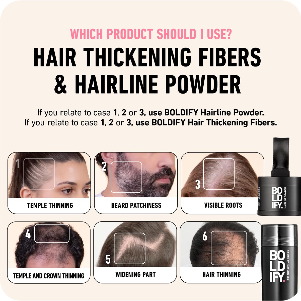 Detalle de Boldify Hairline Powder 10g