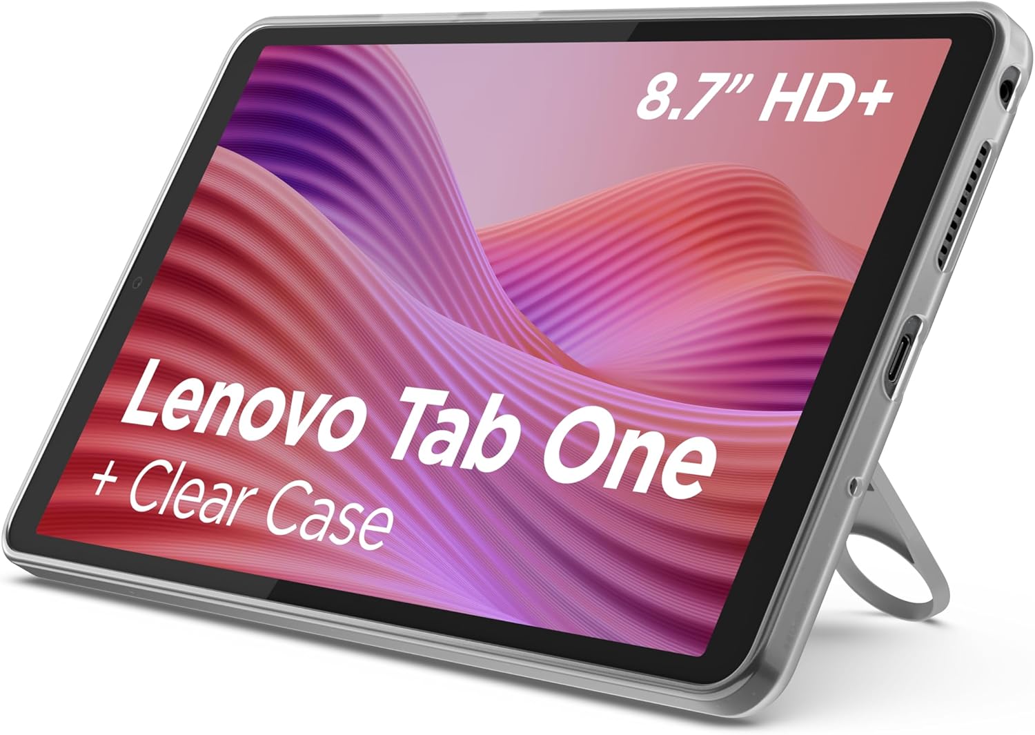 Detalle de Lenovo Tab One Android Tablet (8.7-inch, 128GB) with Clear Case