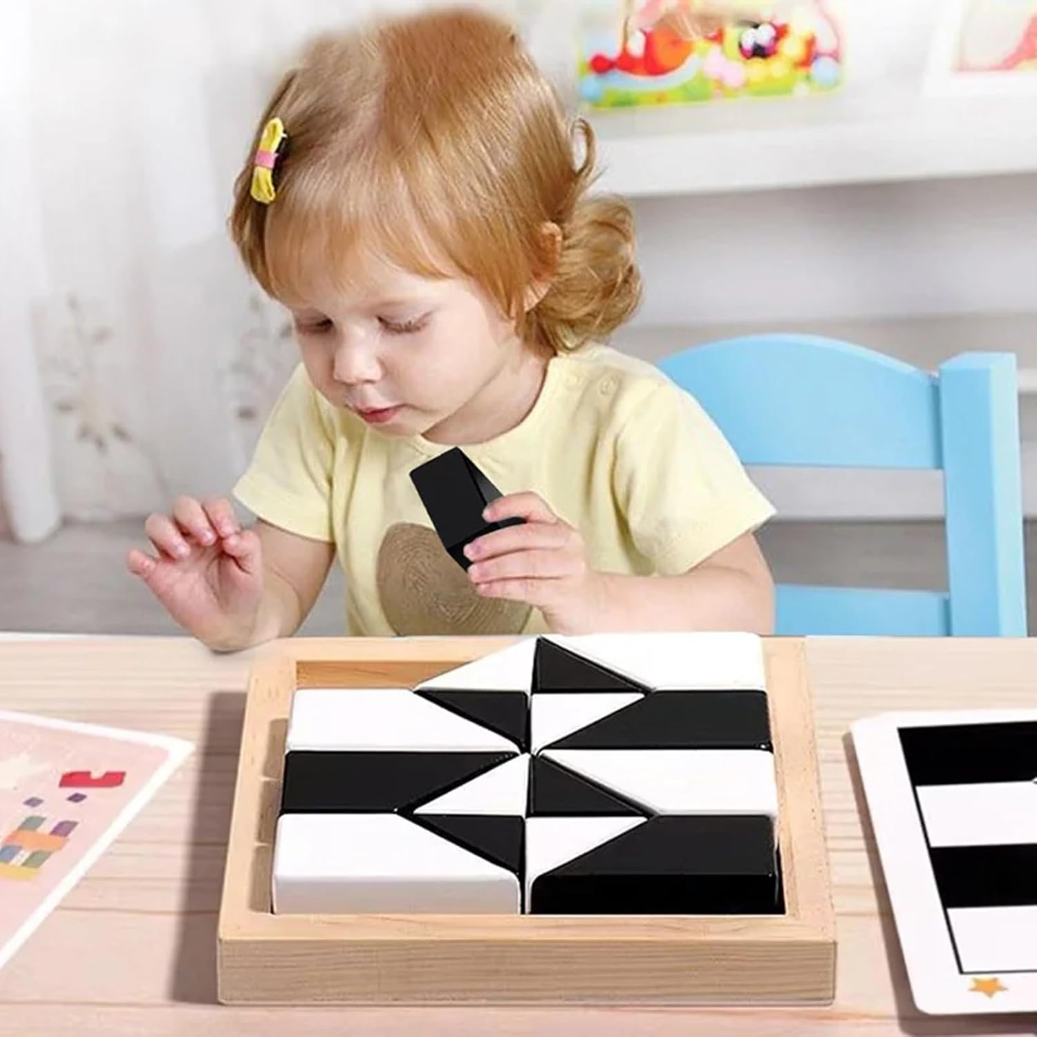 Thumbnail 5 de Blocchi di costruzione in legno 3D Montessori: puzzle geometrico per bambini