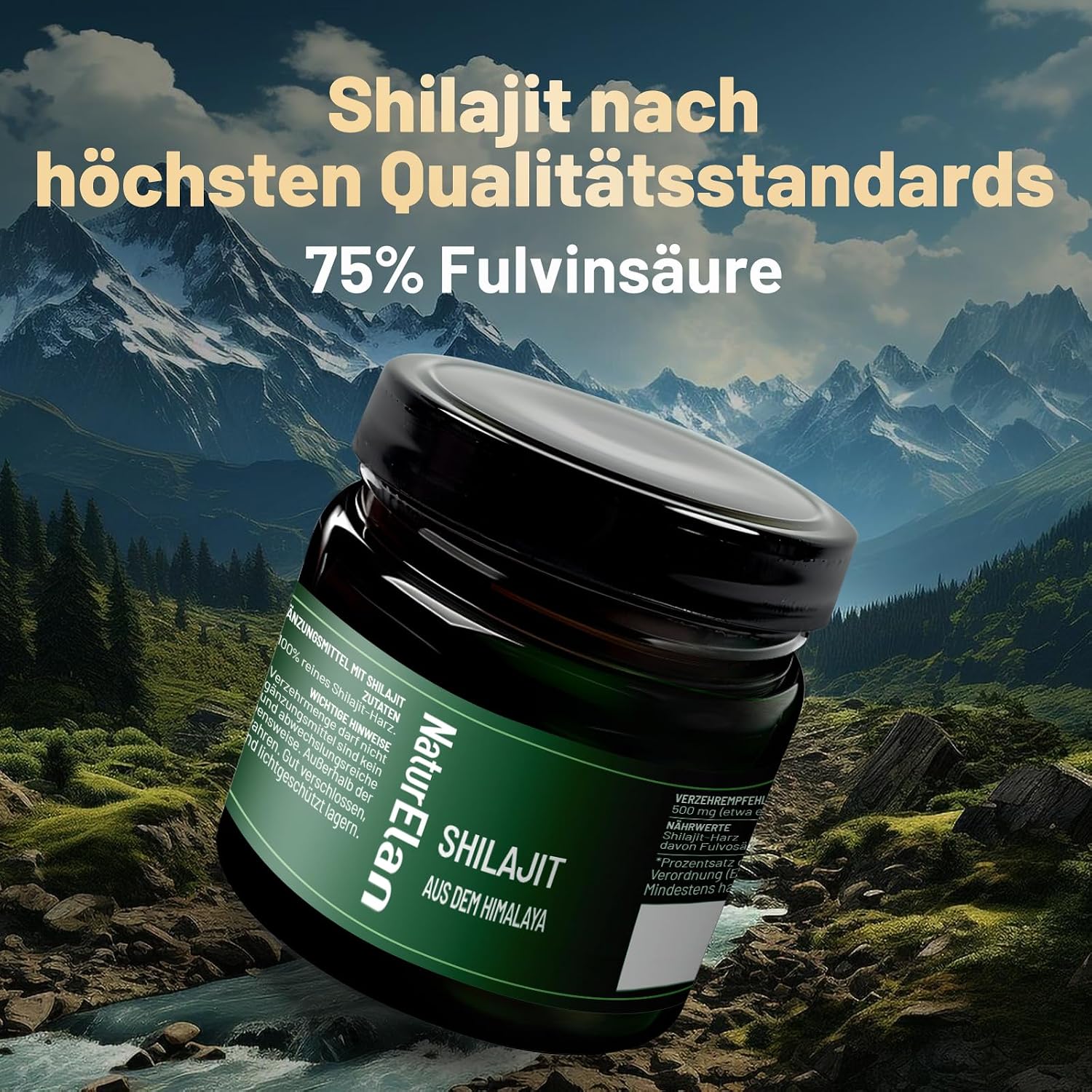 Detalle 2 de Shilajit Original Himalaya Hochdosiert 75%