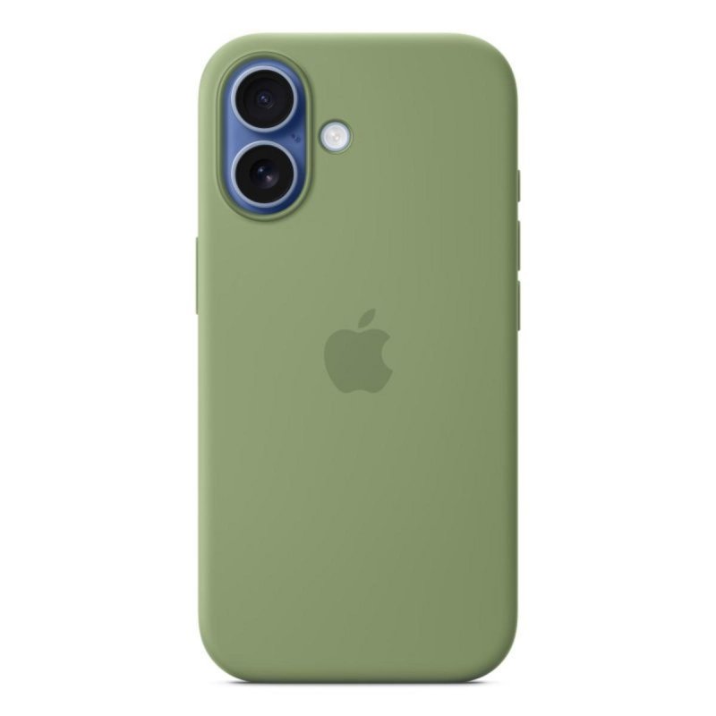Detalle 2 de Funda de Silicona MagSafe Light Moss para iPhone 17 (6.3”) de Apple