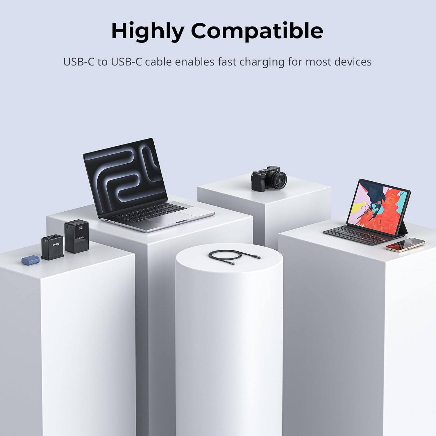 Thumbnail 5 de SMALLRIG 16-5113 kabel USB-C 240 W PD 3.1 z wyświetlaczem LED