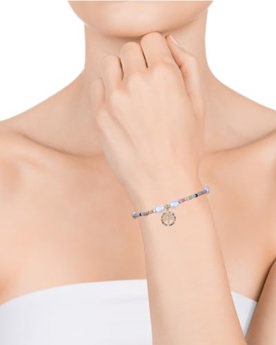 Detalle 2 de Viceroy Kiss: Pulsera mujer con cristal bañada en dorado, 17,5 cm
