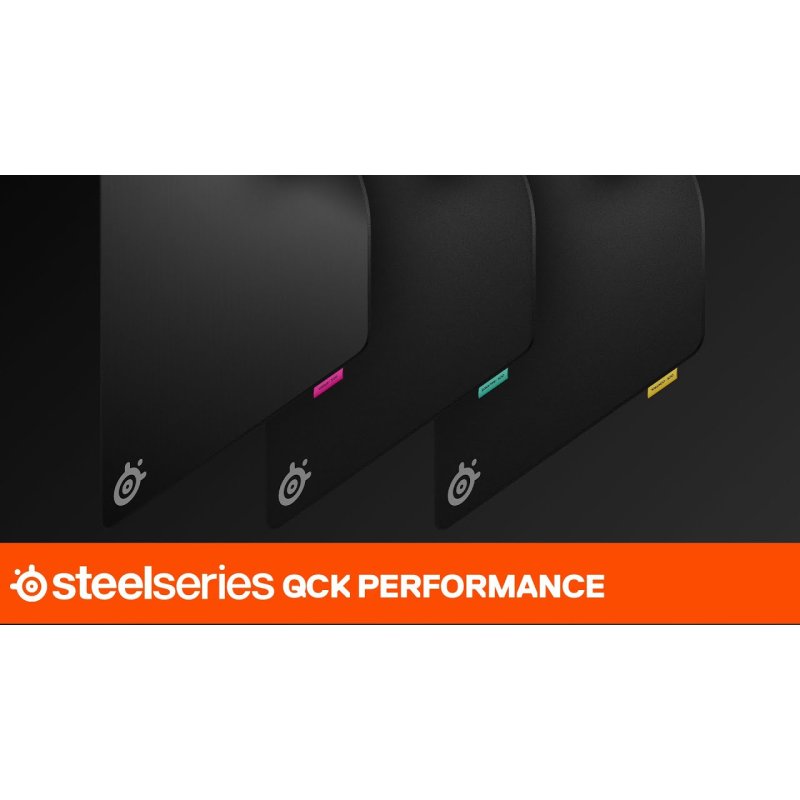 Detalle 2 de SteelSeries QcK Performance L — alfombrilla gaming negra 🖱