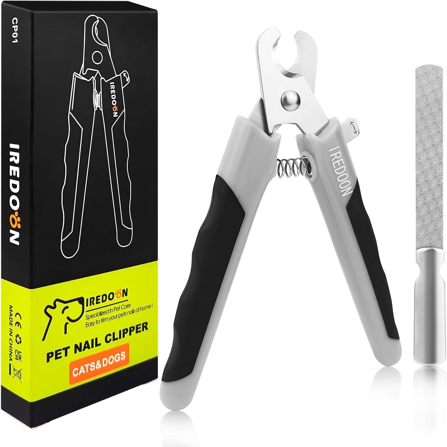 IREDOON Coupe-ongles chien ultra-tranchant 🐾